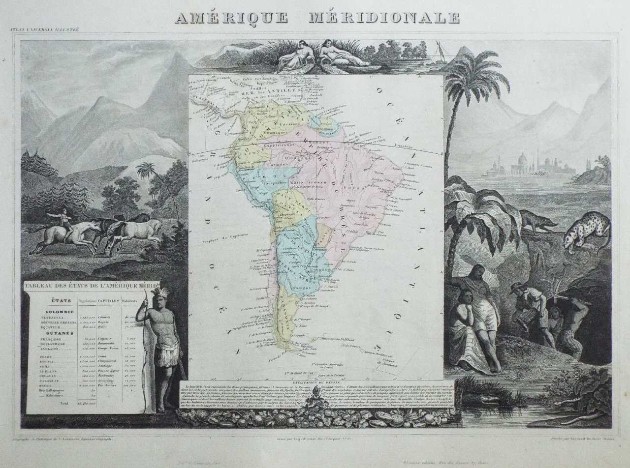 Map of South America